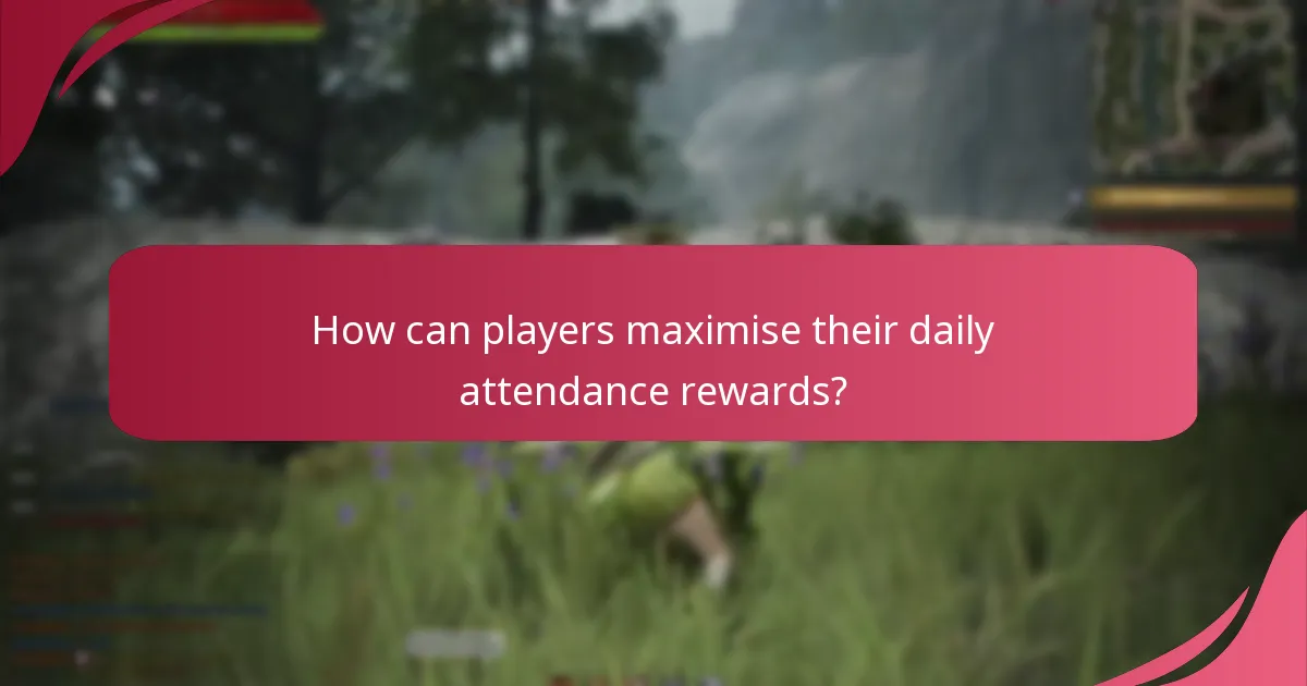 What account requirements must be met for Daily Attendance Rewards?