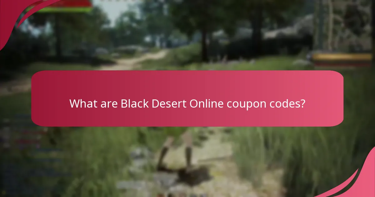 What are code generators for Black Desert Online coupon codes?
