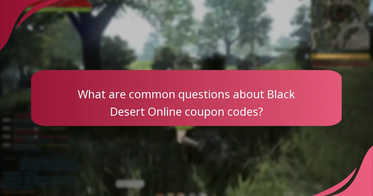 Which coupon codes are currently available for Black Desert Online?