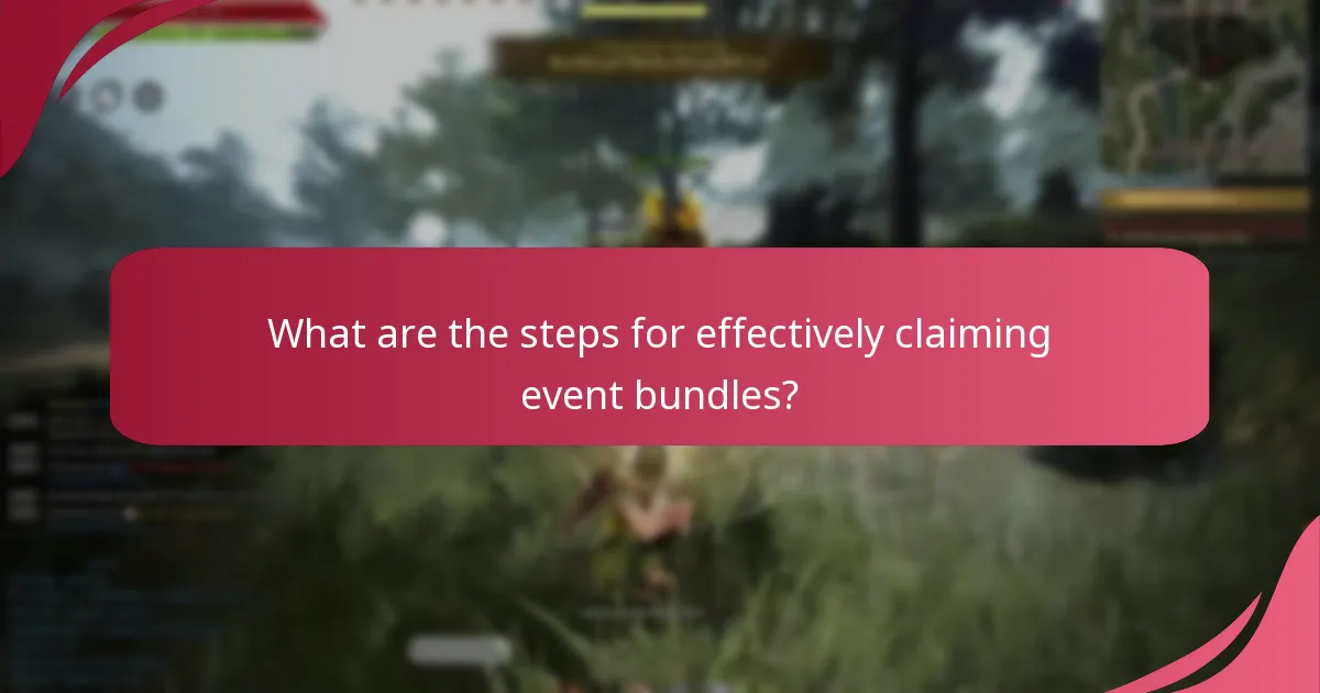 Which event claim bundles provide the best value?